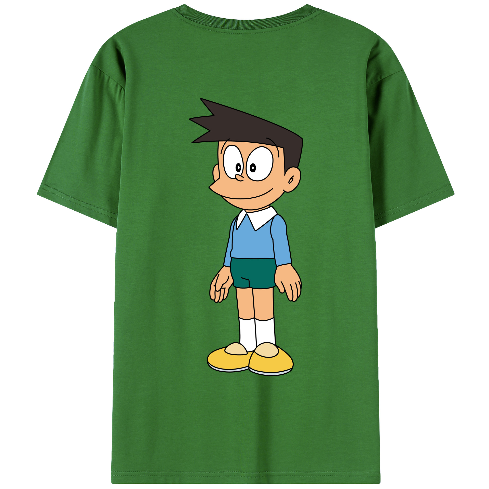 （画像用） ドラえもん 骨川 スネ夫 Doraemon Honekawa Suneo レディース半袖Tシャツ(バックプリント)